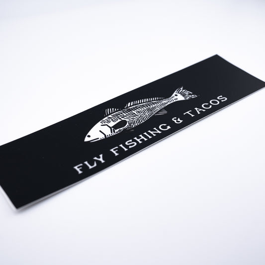 Fly Fishing & Tacos - Bumper Sticker