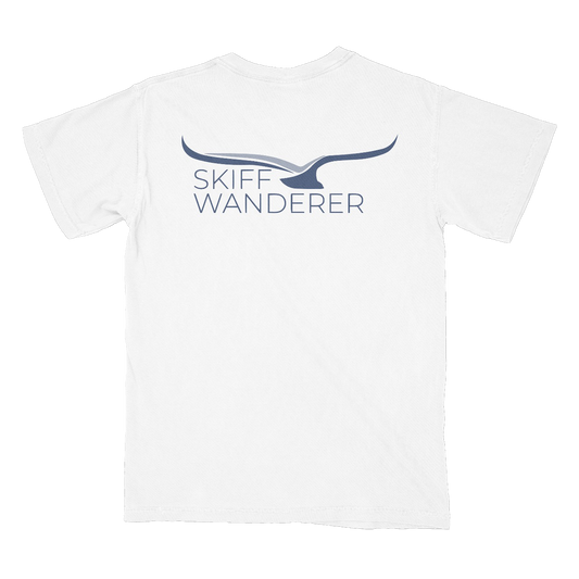 Skiff Wanderer Logo Tee - White