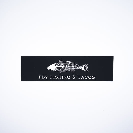 Fly Fishing & Tacos - Bumper Sticker