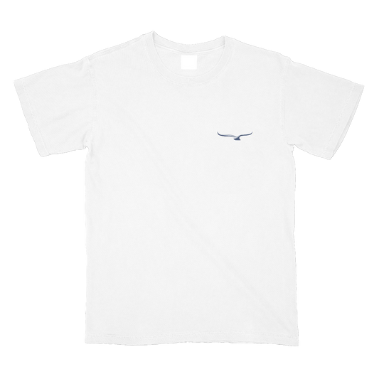 Skiff Wanderer Logo Tee - White
