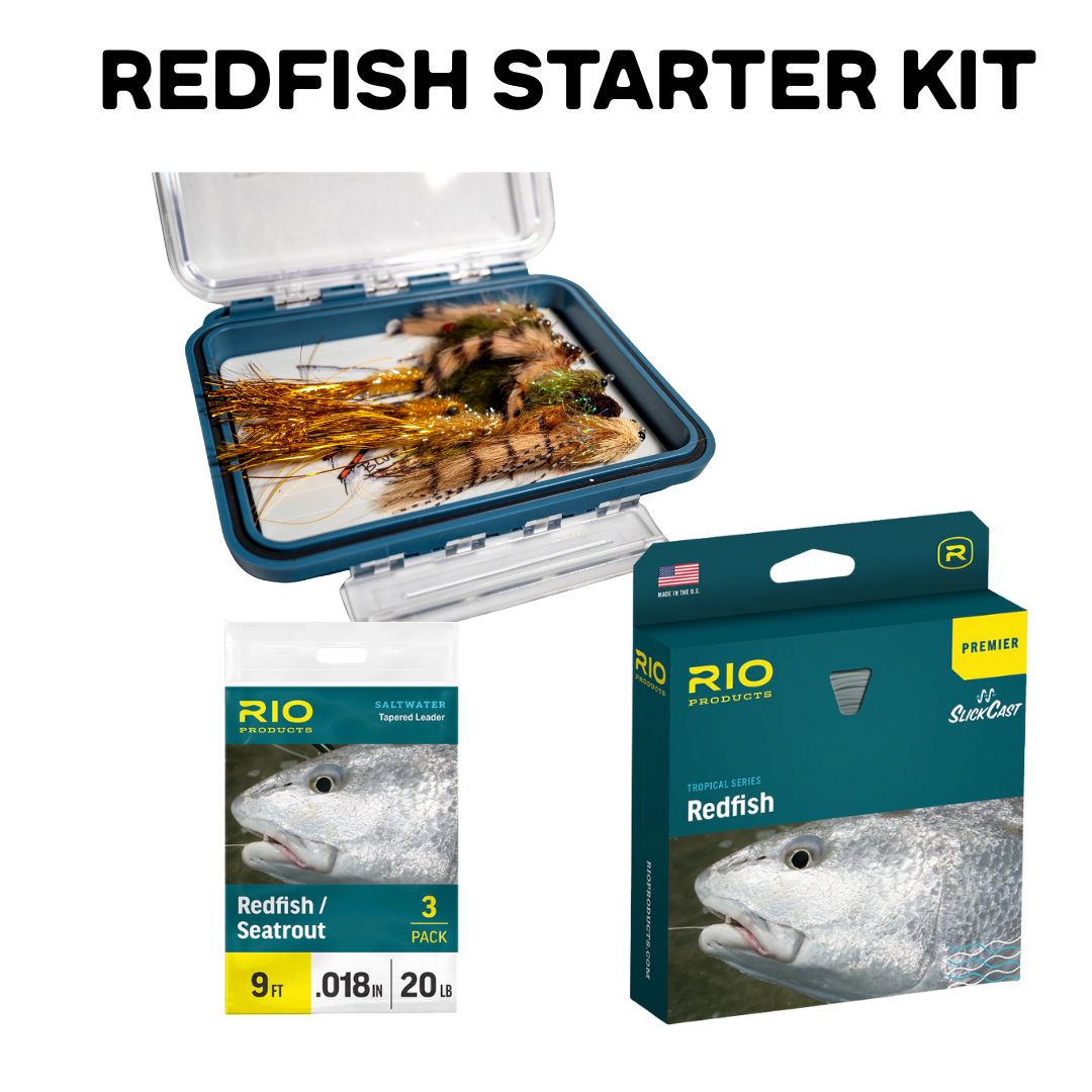 Redfish Starter Kit – Fly Line, Leaders & Proven Redfish Flies