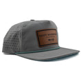 Load image into Gallery viewer, Lightweight fly fishing lifestyle hat with tarpon artwork patch – snapback fit
