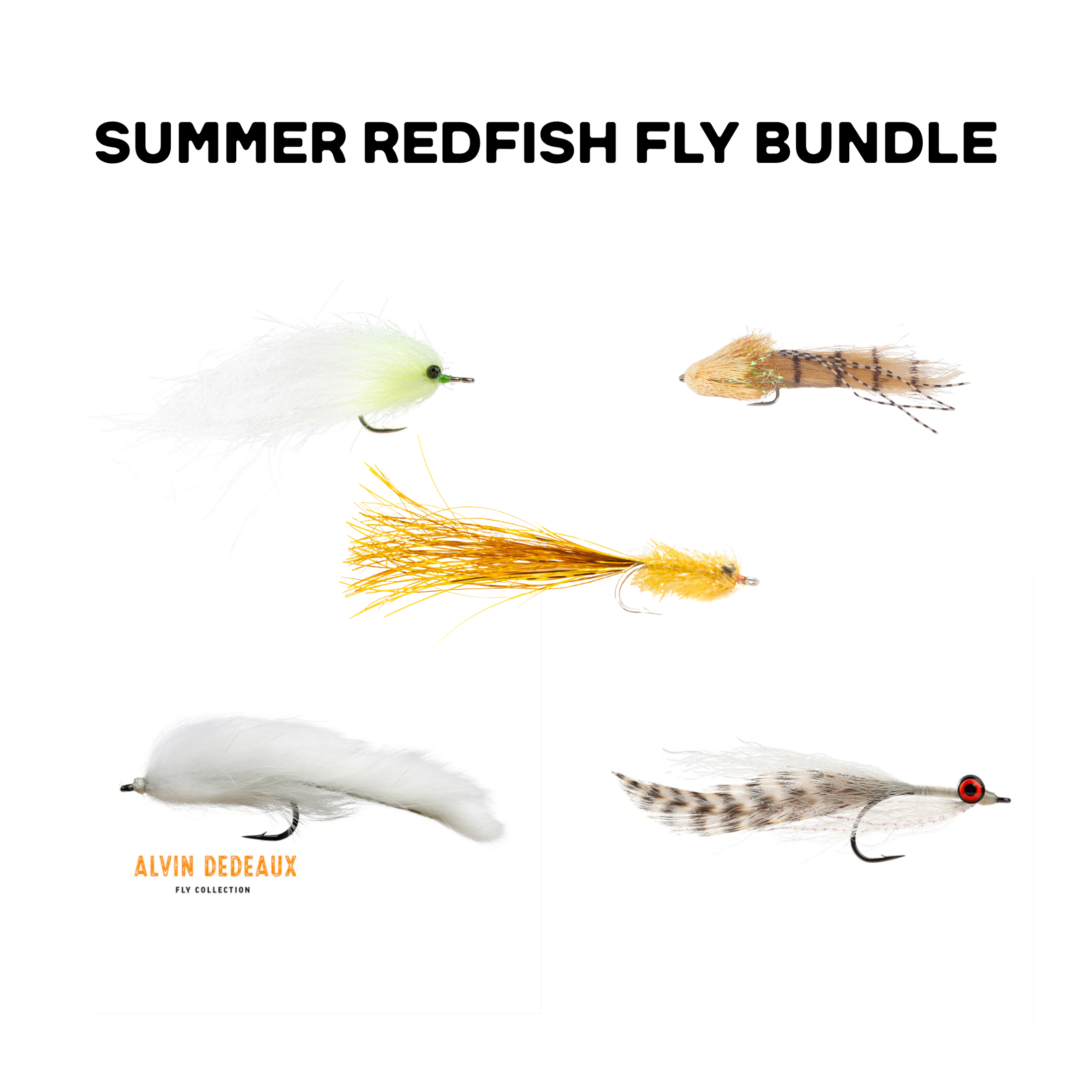 Summer Redfish Fly Bundle